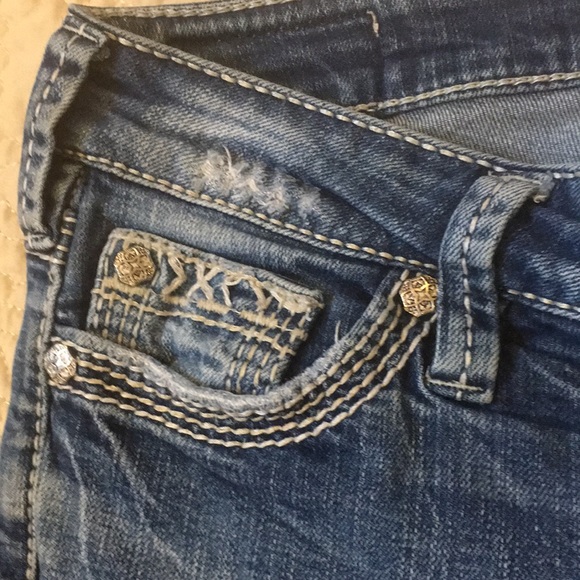 SILVER Tuesday Low Capri Jeans size 29 - Picture 7 of 14